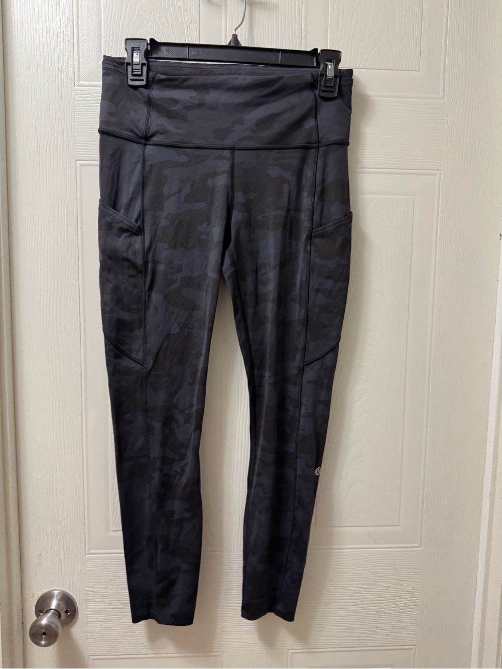 lululemon athletica Black Camo High-Rise Leggings with Side Pockets